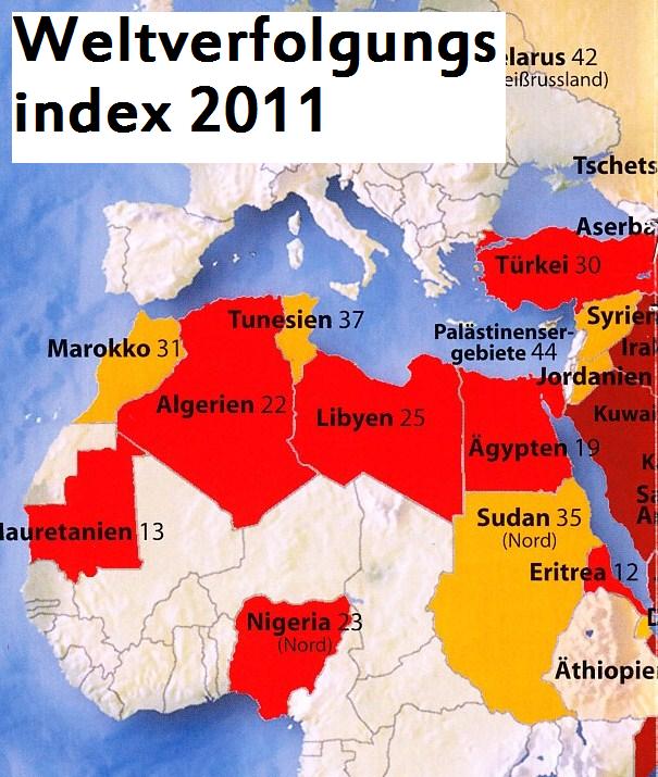 Weltverfolgungsindex 2011