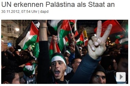 UN erkennt Palstina als eigenen Staat an